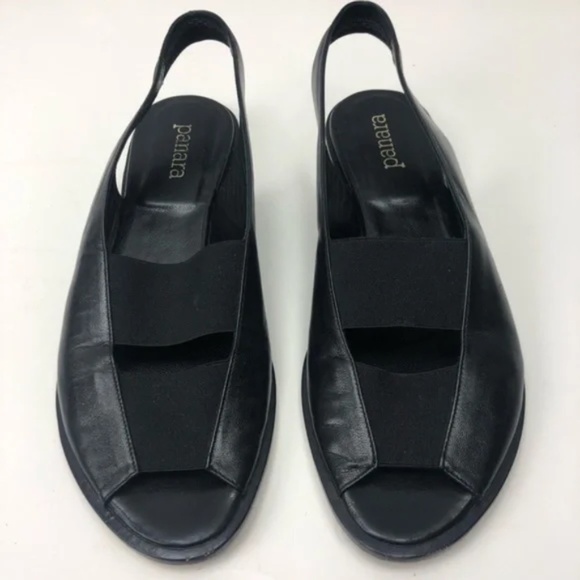 Panara Flat Sandal with Sling Black 7.5 - Picture 1 of 14
